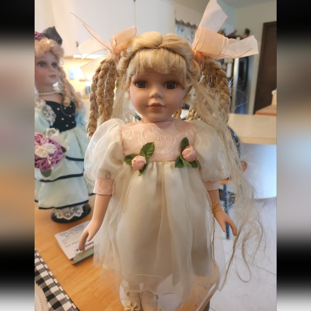 Vintage 90's porcelain doll
